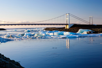 Ice formations at Jokulsarlon, Iceland