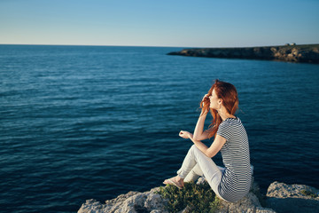 woman on the beach