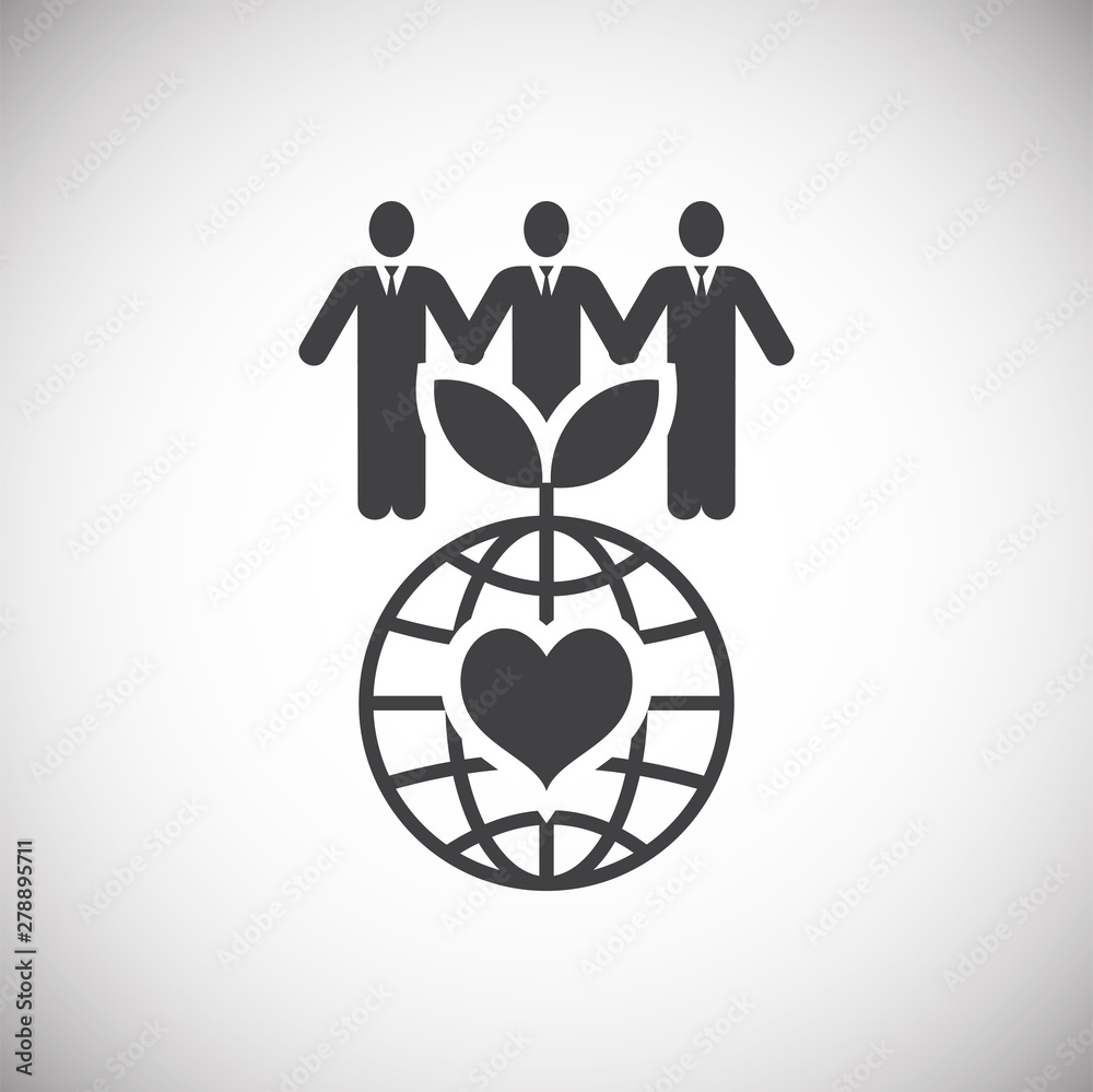 Poster plastic related icon on background for graphic and web design. simple illustration. internet concept