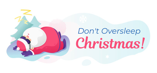 Dont Oversleep Christmas Banner