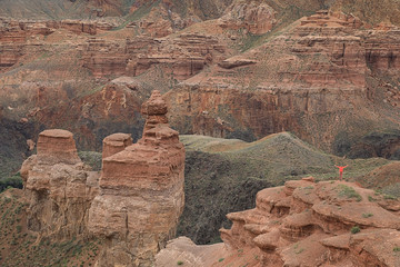 Fantastic view of Charyn canyon, Kazakhstan