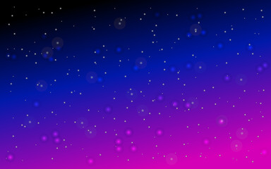 Fototapeta na wymiar Elegant bokeh star galaxy in the sky abstract background