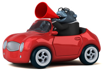Obraz premium Fun gorilla - 3D Illustration