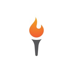 Torch logo vector