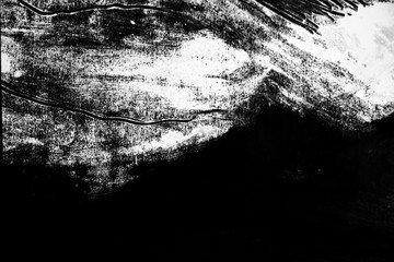 white and black paint  background texture with brush strokes
