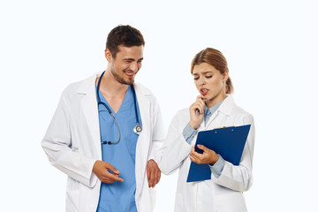 Fototapeta premium doctor and nurse