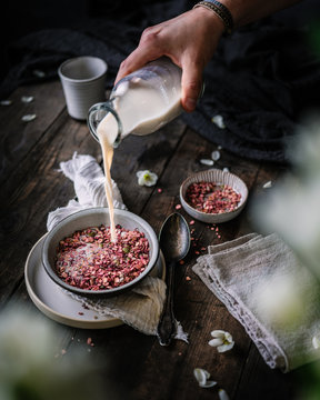 Breakfast muesli moody setting