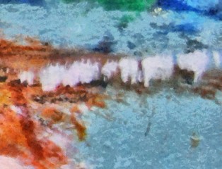 Abstract painting oil background texture.