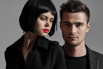 portrait of young couple