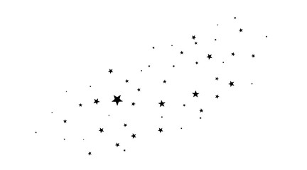 Star way, abstract astronomy. Stars on a white background. Stardust template. Cosmos milky way, stars trek or path. Astrology elements. Astronomical objects. Star vector