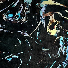 Abstract artistic watercolor background, wet splashes and strokes of paint on paper, stylish trendy pattern for print on cloth or canvas wall decor, printable production decoration template backdrop