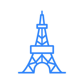 japan tower architecture view icon