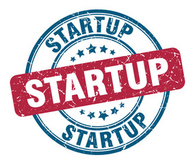 startup stamp. startup round grunge sign. startup