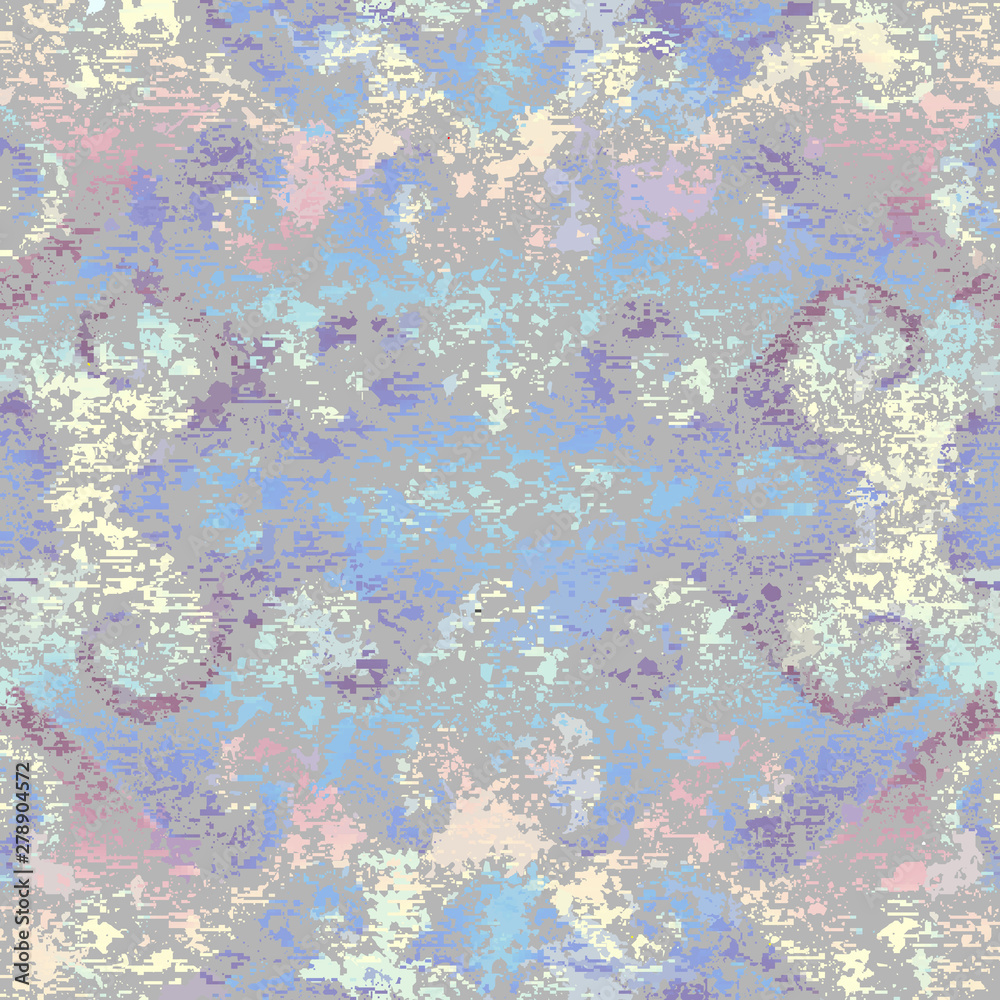 Aufkleber Vector image with imitation of grunge datamoshing texture.