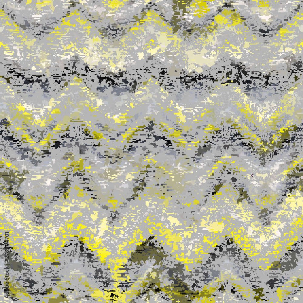 Aufkleber Vector image with imitation of grunge datamoshing texture.