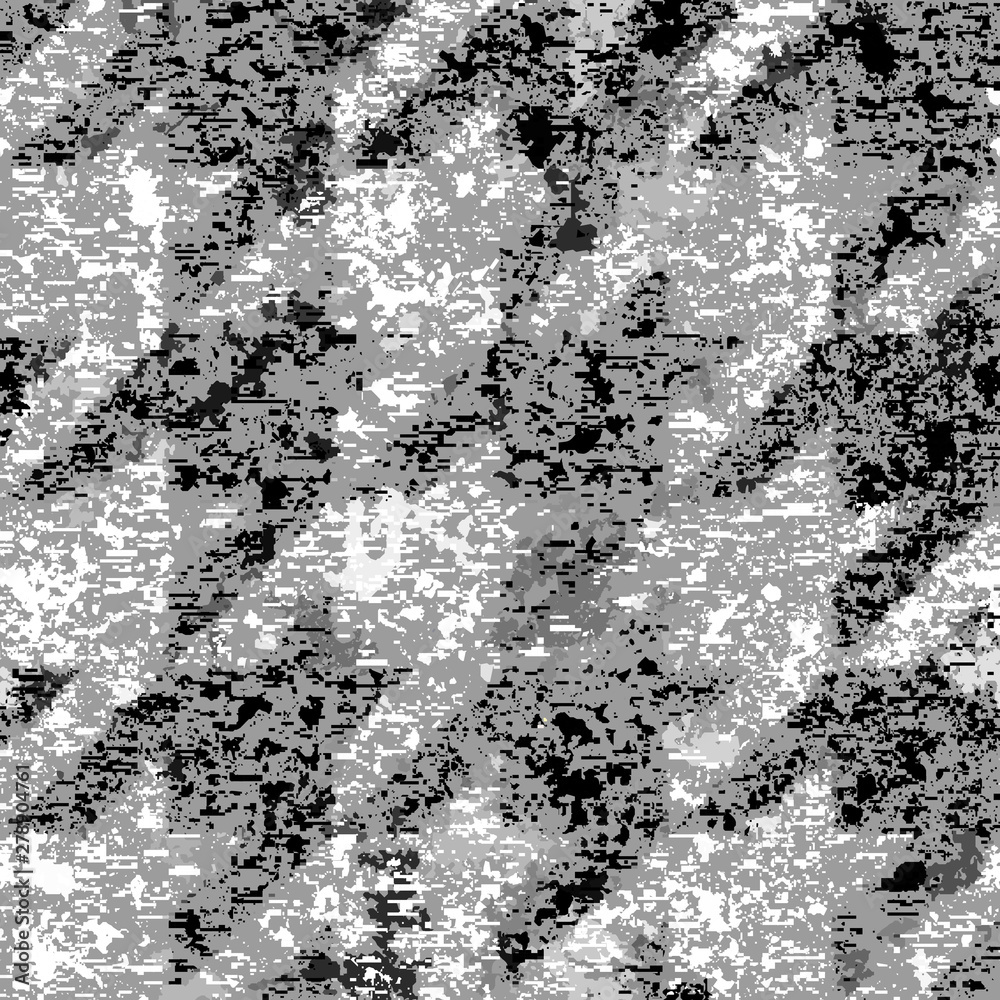 Aufkleber vector image with imitation of grunge datamoshing texture.