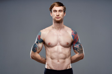 portrait of muscular man