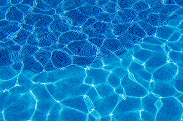 Pool background in two shades of blue