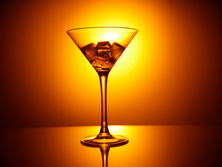 glass of martini