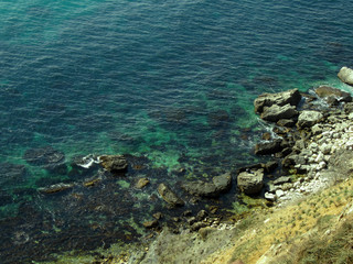 sea and rocks