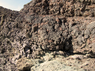 stone in desert