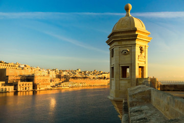 View to Valletta from Gardjola Gardens