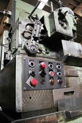 Mechanical industry old machinery lathe