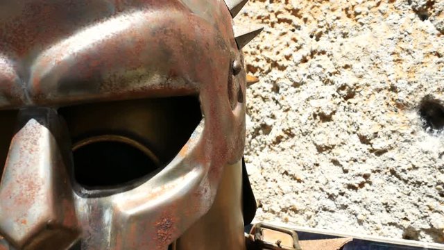 gladiator's helmet, faithful reproduction