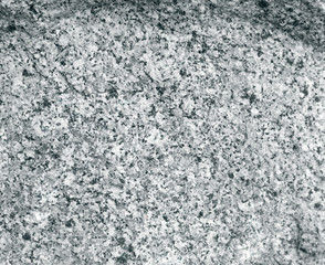 Mottled surface of granite.