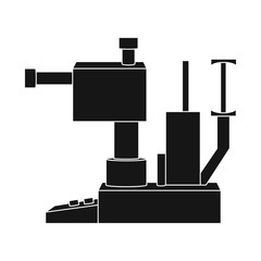 Vector illustration of apparatus and equipment icon. Collection of apparatus and eye stock vector illustration.