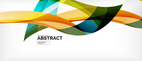 Linear wave web template. Vector illustration bright design. Decorative print. Decorative backdrop vector. Vector business illustration