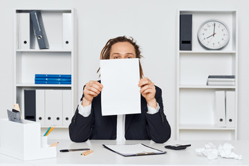 business woman looking at laptop