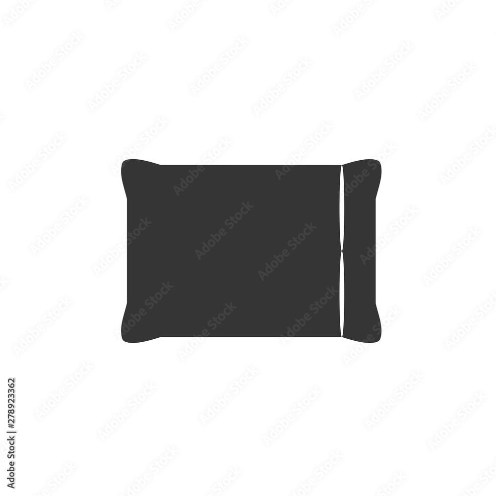 Leinwandbilder pillow icon template color editable. pillow symbol vector sign isolated on white background. simple 