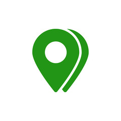 Maps pin. Location map icon.