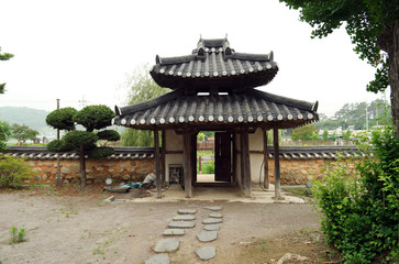 Obraz premium Dorae Folk Village of South Korea