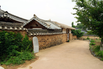 Fototapeta premium Dorae Folk Village of South Korea