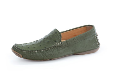 Male shoes ankle boots isolated on white background