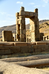 Persepolis (Takht-e-Jamshid or Taxt e Jamsid or Throne of Jamshid), capital of the Achaemenid Empire, Shiraz, Fars, Iran, June 24, 2019