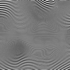 Abstract black and white lines 