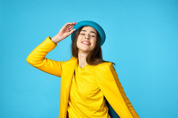 portrait of young woman in hat