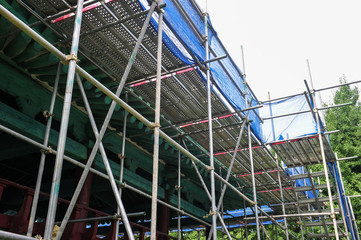 Safety Facilities for the Repair work of Cultural Properties 