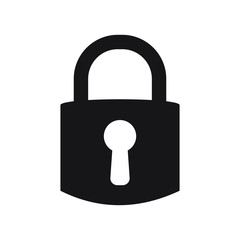 Lock vector icon vector illustration