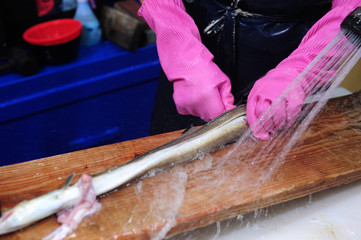 Fish Cutting and Cleaning and preparing