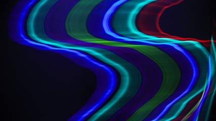 Spiel mit Licht Farben und Bewegung