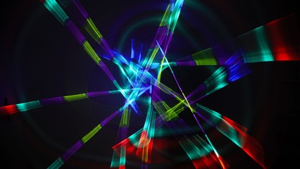 Spiel mit Licht Farben und Bewegubg