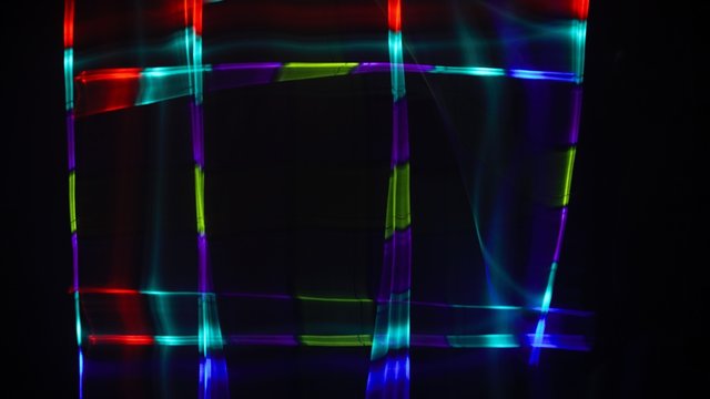 Spiel mit Licht Farben und Bewegung