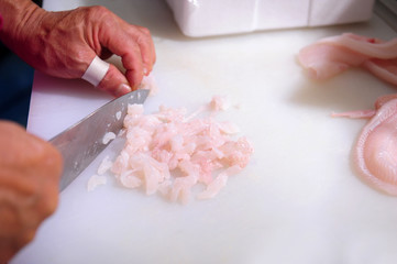 Fish Cutting and Cleaning and preparing