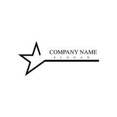 Star logo template vector icon illustration