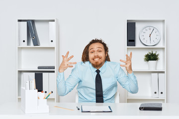 Fototapeta premium portrait of a businessman in office