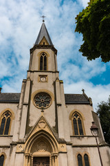 Fototapeta na wymiar Eglise Protestante Reformee, Church in Thionville, France